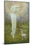 Little Lamb, who made thee?-Arthur Hughes-Mounted Giclee Print