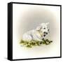 Little Lambsy Divey-Peggy Harris-Framed Stretched Canvas