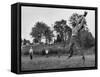 Little League Baseball Practice-Joe Scherschel-Framed Stretched Canvas