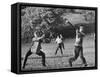 Little League Baseball Practice-Joe Scherschel-Framed Stretched Canvas