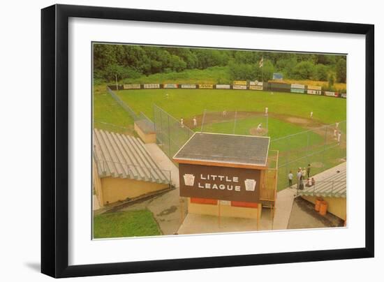 Little League Park-null-Framed Art Print