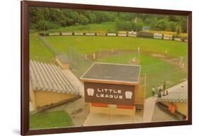 Little League Park-null-Framed Art Print