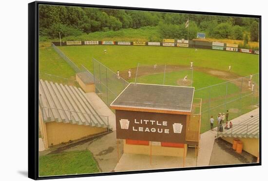 Little League Park-null-Framed Stretched Canvas