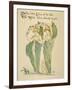 Little Lilies of Vale/White Ladies Delicate and Pale, Written and Drawn by Walter Crane-null-Framed Photographic Print