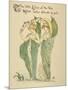 Little Lilies of Vale/White Ladies Delicate and Pale, Written and Drawn by Walter Crane-null-Mounted Photographic Print