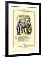 Little Lily's Alphabet: I for a Soldier-Oscar Pletsch-Framed Art Print