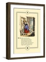 Little Lily's Alphabet: Madam, Any Milk Today?-Oscar Pletsch-Framed Art Print