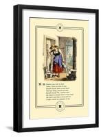 Little Lily's Alphabet: Madam, Any Milk Today?-Oscar Pletsch-Framed Art Print