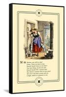 Little Lily's Alphabet: Madam, Any Milk Today?-Oscar Pletsch-Framed Stretched Canvas