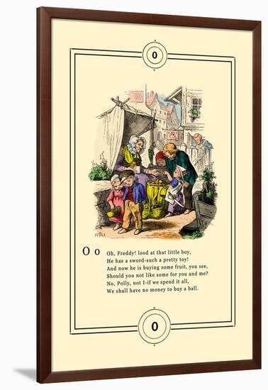 Little Lily's Alphabet: Oh, Freddy!-Oscar Pletsch-Framed Art Print