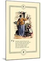 Little Lily's Alphabet: Pancakes, Mamma!-Oscar Pletsch-Mounted Art Print