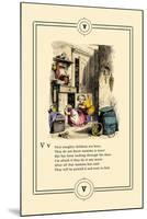 Little Lily's Alphabet: Very Naughty Children-Oscar Pletsch-Mounted Art Print