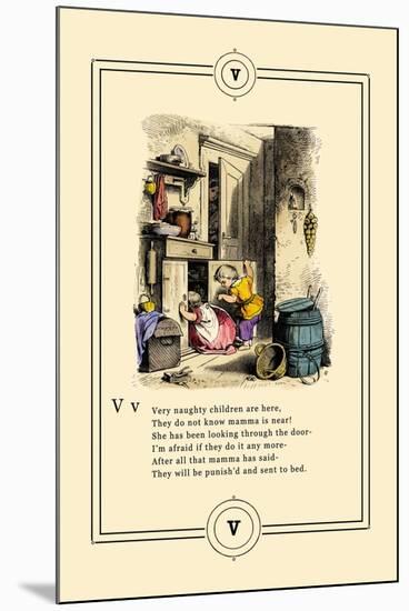 Little Lily's Alphabet: Very Naughty Children-Oscar Pletsch-Mounted Art Print