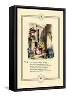 Little Lily's Alphabet: Very Naughty Children-Oscar Pletsch-Framed Stretched Canvas