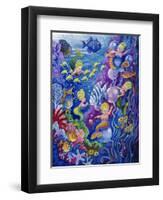 Little Little Mermaid-Bill Bell-Framed Premium Giclee Print