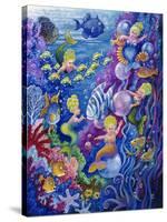 Little Little Mermaid-Bill Bell-Stretched Canvas