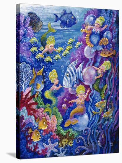 Little Little Mermaid-Bill Bell-Stretched Canvas