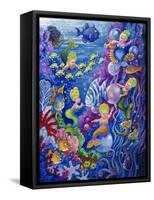 Little Little Mermaid-Bill Bell-Framed Stretched Canvas