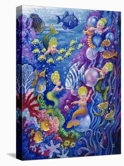 Little Little Mermaid-Bill Bell-Stretched Canvas