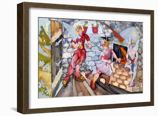 Little Man and Little Maid-Zelda Fitzgerald-Framed Art Print