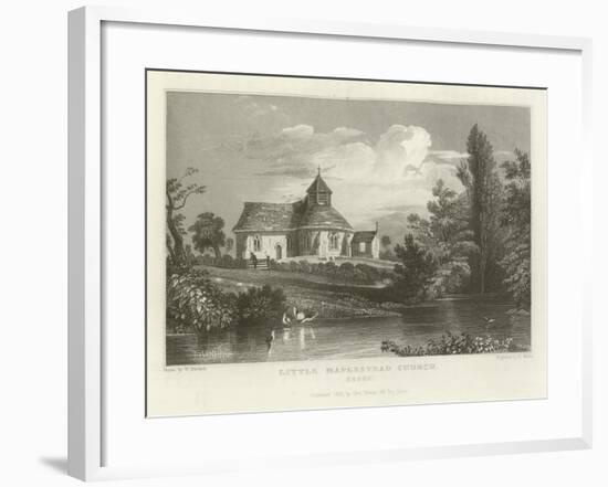Little Maplestead Church, Essex-William Henry Bartlett-Framed Giclee Print