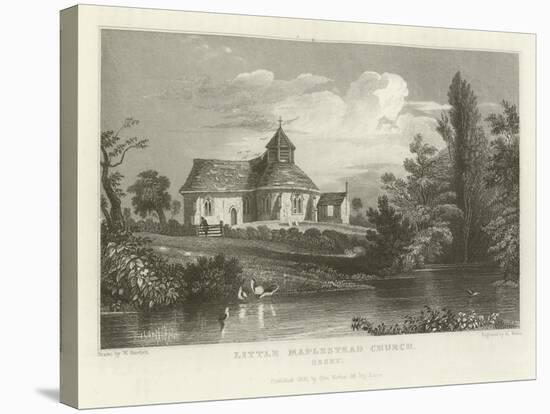 Little Maplestead Church, Essex-William Henry Bartlett-Stretched Canvas