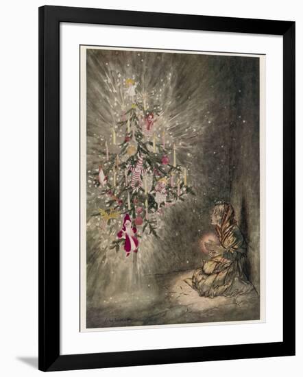 Little Match Girl-Arthur Rackham-Framed Photographic Print