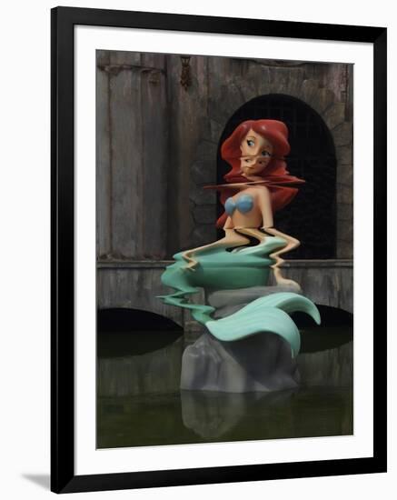 Little Mermage-Banksy-Framed Giclee Print