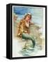 Little Mermaid, by Hans Christian Andersen (1805-75)-E.s. Hardy-Framed Stretched Canvas