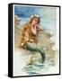 Little Mermaid, by Hans Christian Andersen (1805-75)-E.s. Hardy-Framed Stretched Canvas