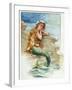 Little Mermaid, by Hans Christian Andersen (1805-75)-E.s. Hardy-Framed Giclee Print