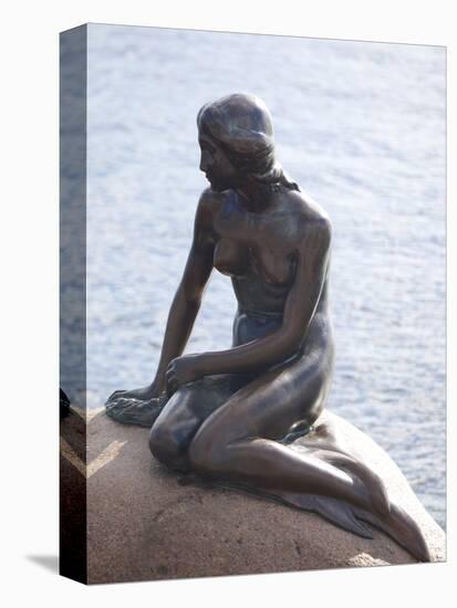 Little Mermaid, Copenhagen, Denmark, Scandinavia, Europe-Frank Fell-Stretched Canvas