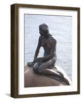 Little Mermaid, Copenhagen, Denmark, Scandinavia, Europe-Frank Fell-Framed Photographic Print