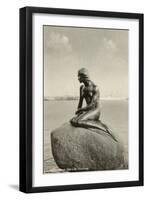 Little Mermaid, Copenhagen, Denmark-null-Framed Art Print