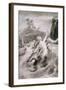 Little Mermaid, Illustration by Lorenz Frolich-null-Framed Giclee Print