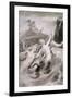 Little Mermaid, Illustration by Lorenz Frolich-null-Framed Giclee Print