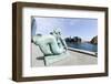 Little Mermaid in Front of the Royal Library, District Christianshavn, Denmark-Axel Schmies-Framed Photographic Print