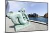 Little Mermaid in Front of the Royal Library, District Christianshavn, Denmark-Axel Schmies-Mounted Photographic Print
