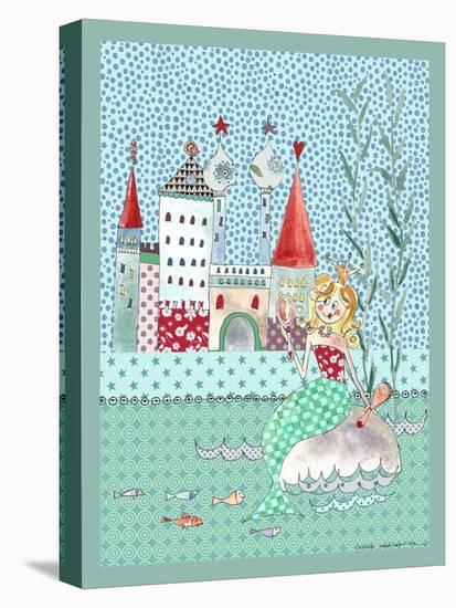 Little Mermaid Print A-Effie Zafiropoulou-Stretched Canvas