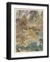 Little Mermaid Scares-Arthur Rackham-Framed Art Print