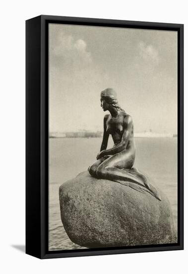 Little Mermaid Statue, Copenhagen, Denmark-null-Framed Stretched Canvas