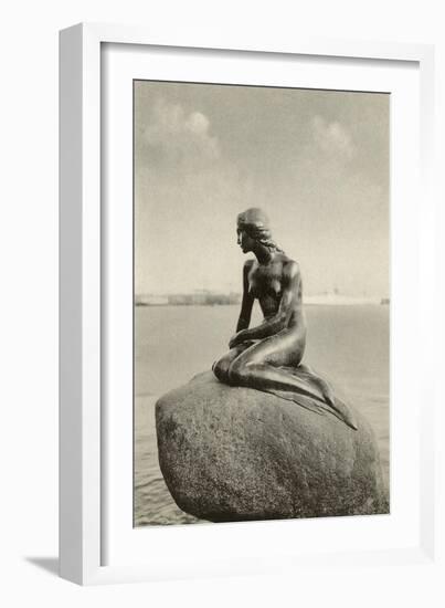 Little Mermaid Statue, Copenhagen, Denmark-null-Framed Art Print