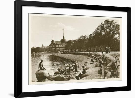 Little Mermaid Statue, Copenhagen, Denmark-null-Framed Art Print