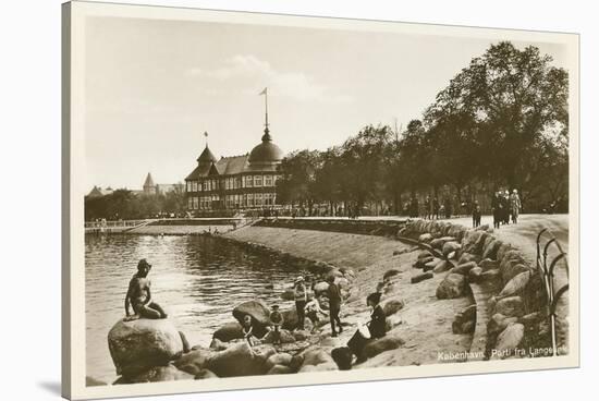 Little Mermaid Statue, Copenhagen, Denmark-null-Stretched Canvas