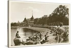 Little Mermaid Statue, Copenhagen, Denmark-null-Stretched Canvas