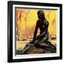 Little Mermaid Statue in Copenhagen-McConnell-Framed Giclee Print