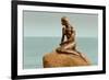 Little Mermaid Statue-null-Framed Premium Giclee Print