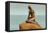 Little Mermaid Statue-null-Framed Stretched Canvas