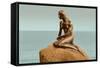 Little Mermaid Statue-null-Framed Stretched Canvas