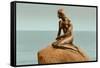 Little Mermaid Statue-null-Framed Stretched Canvas